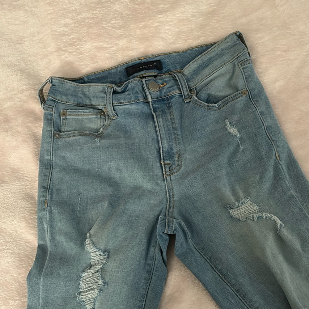 Aeropostale Ripped High Rise Jegging - Size 8 Long